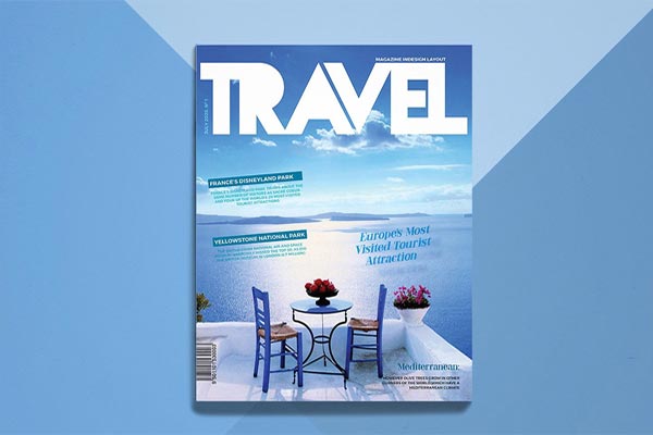 travel magazine template free download